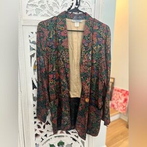 Vintage Floral Blazer